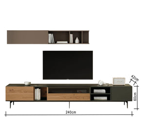 Dark gray TV unit