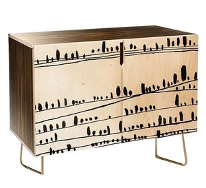 Angled Metal Leg Vivid Buffet