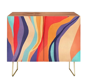 Angled Metal Leg Vivid Buffet