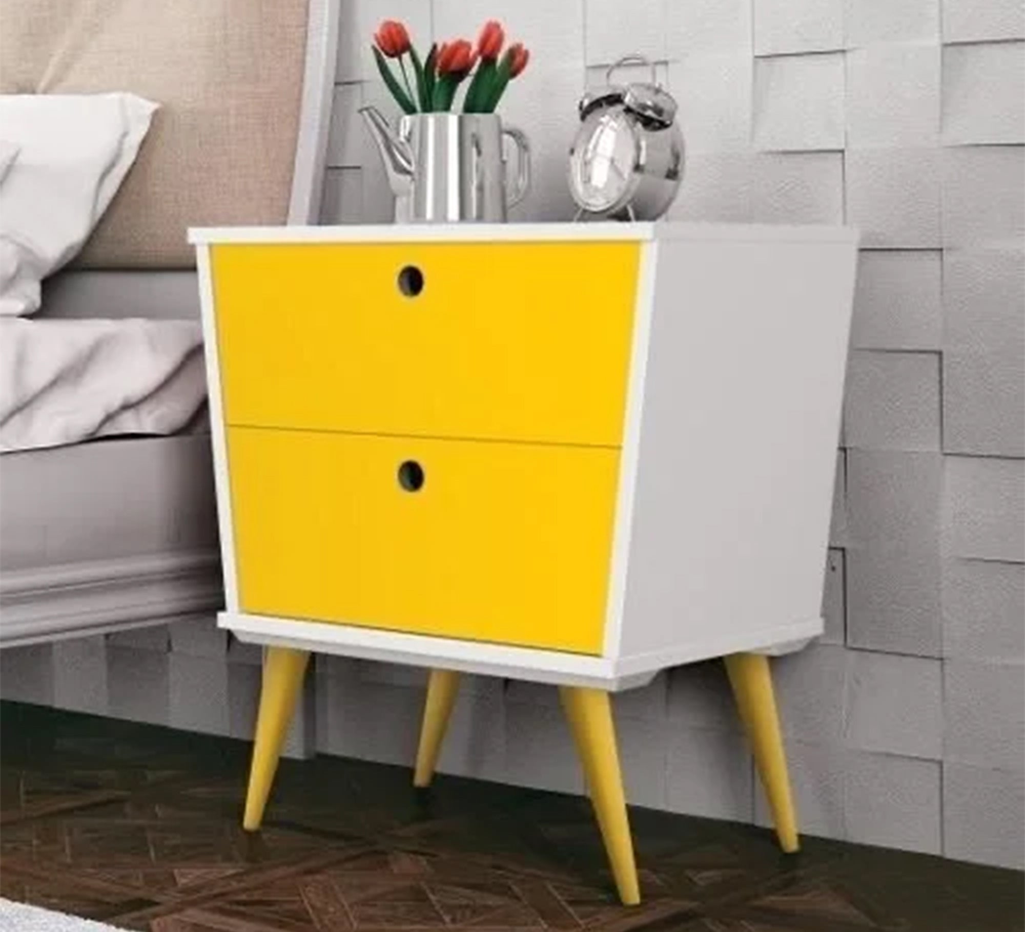 Trapezoid Nightstand