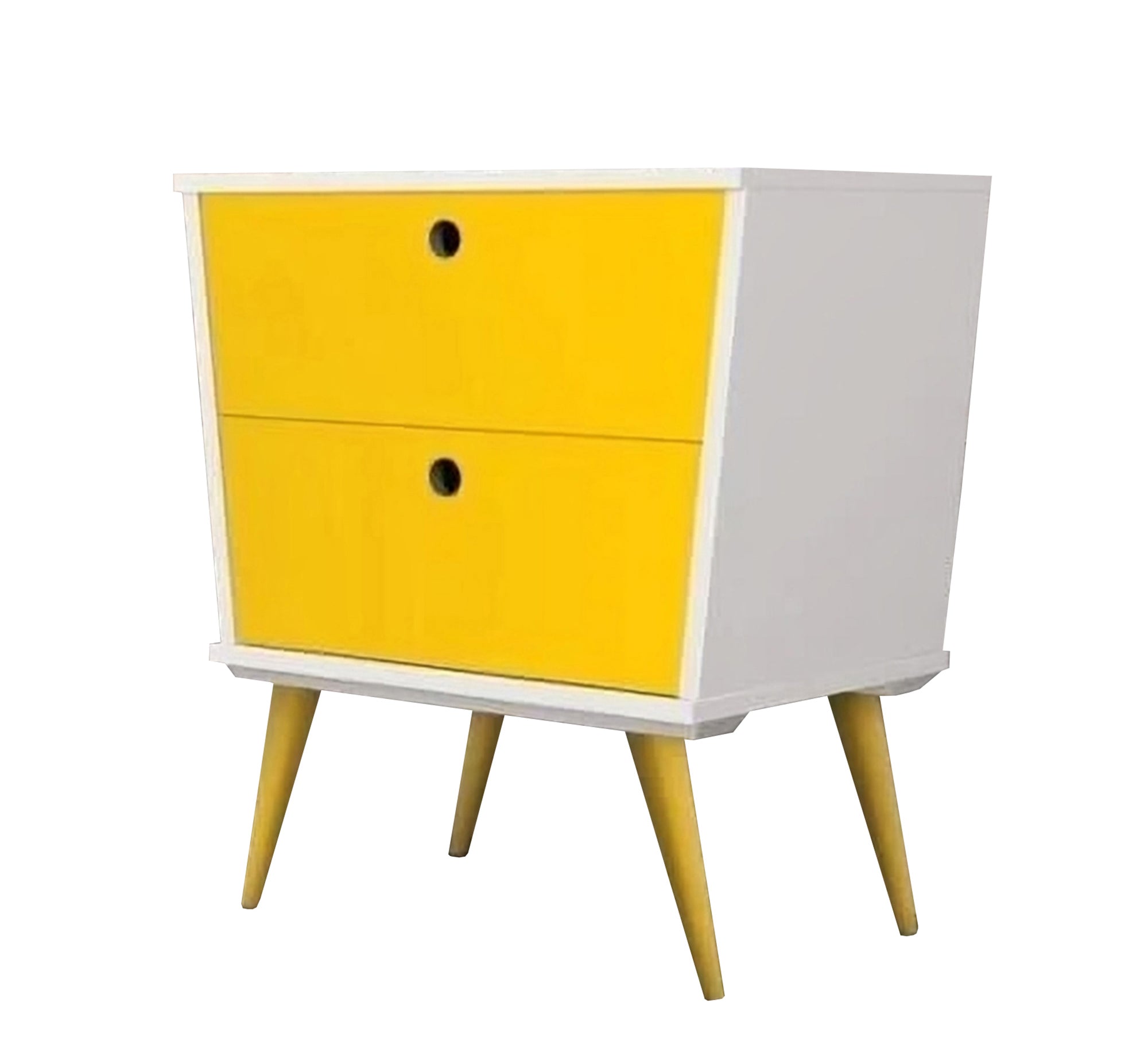 Trapezoid Nightstand