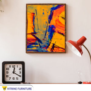 A painting with cheerful and lively colours