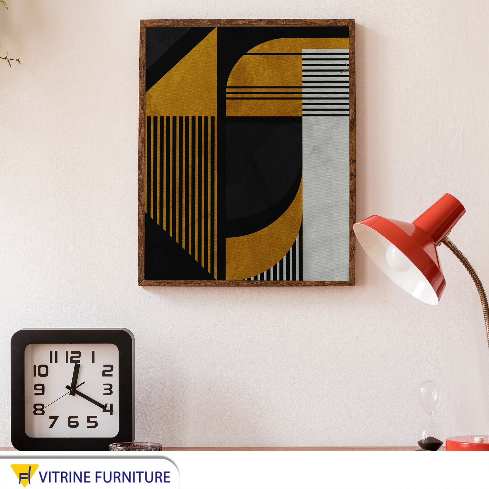 A painting that embodies the beauty of intersecting lines