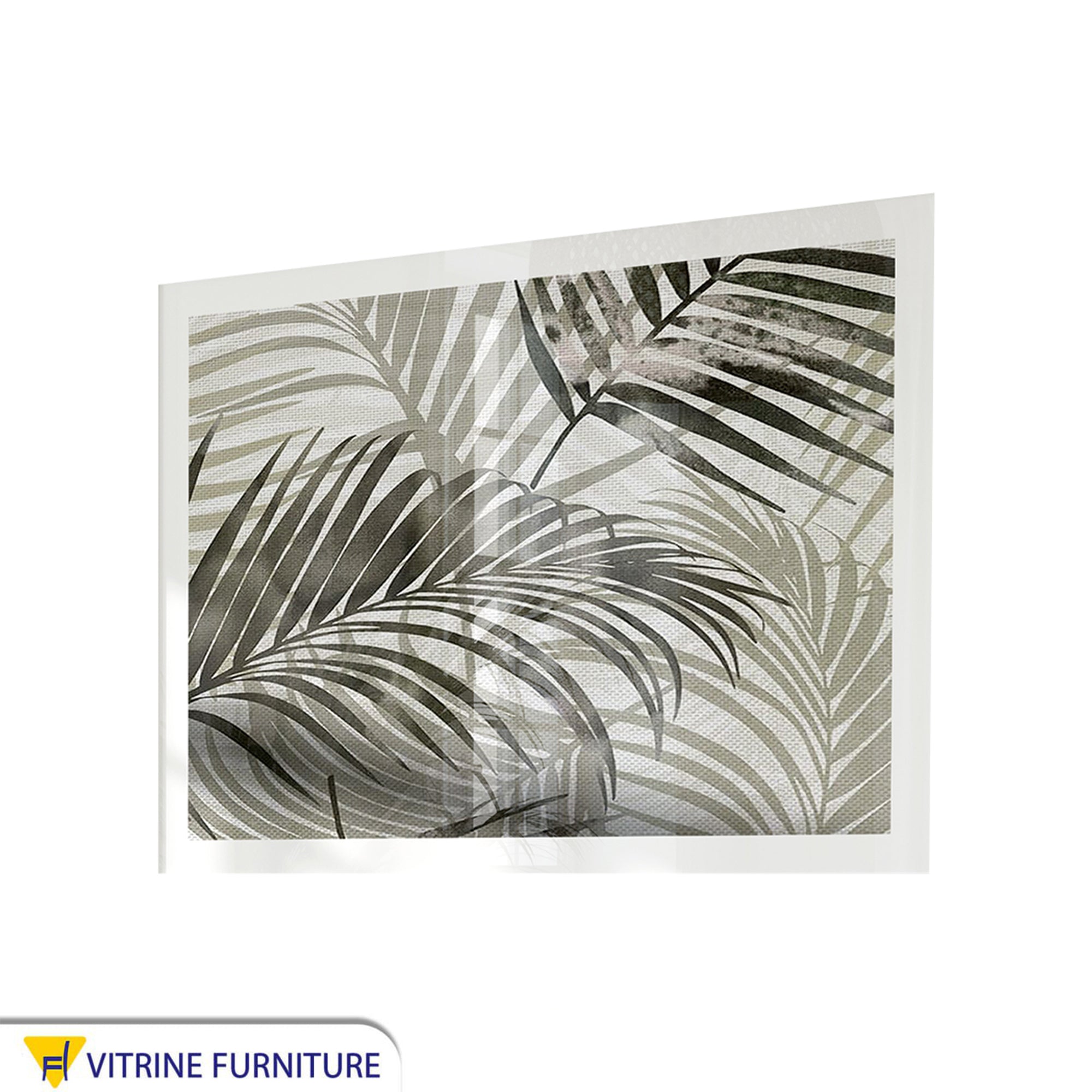 Palm leaf painting