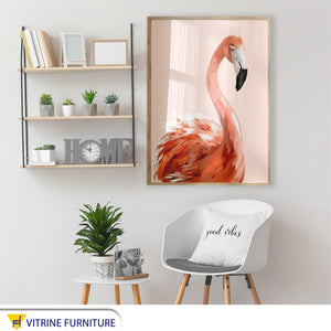 Flamingo bird painting