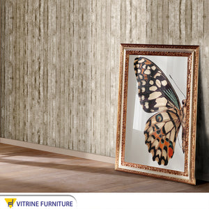 Wall painting of a large butterfly