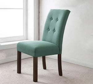 Dining chair with upholstered seat