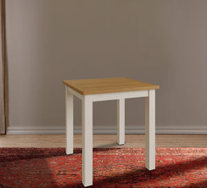 Square high wooden table