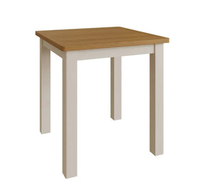 Square high wooden table