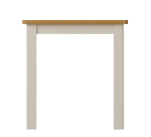 Square high wooden table