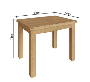 Square dining table for four chairs