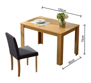 Modern dining table with 4 chairs