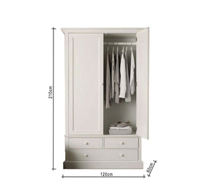 120 wardrobe with two doors