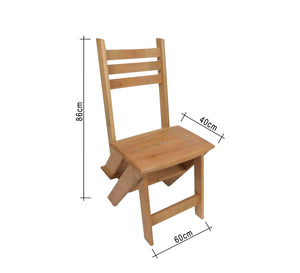 Foldable beech chair