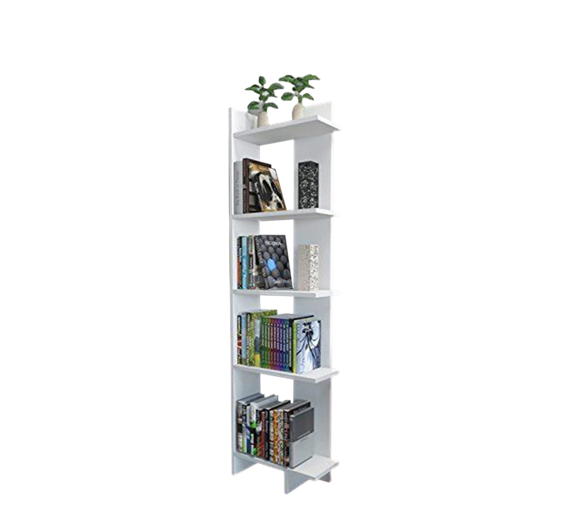 Bookcases with open shelves