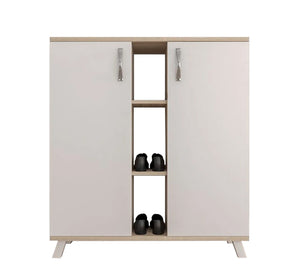 Beige and white Shoes rack