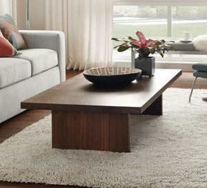 Elegant and modern brown table