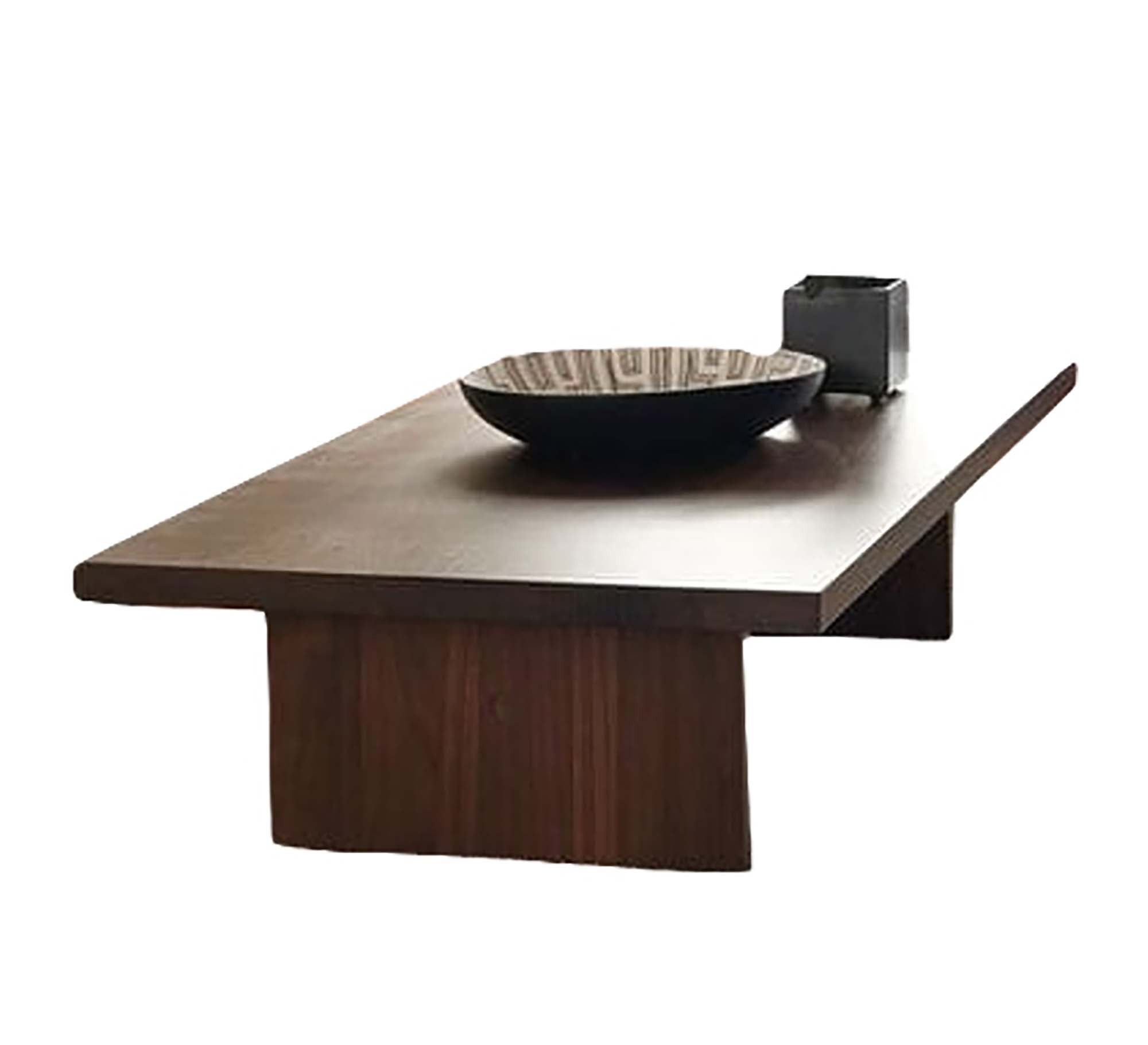 Elegant and modern brown table