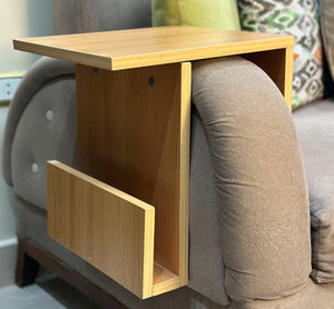 Side table for sofa armrest