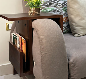 Side table for sofa armrest