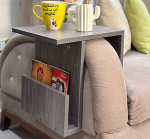 Side table for sofa armrest