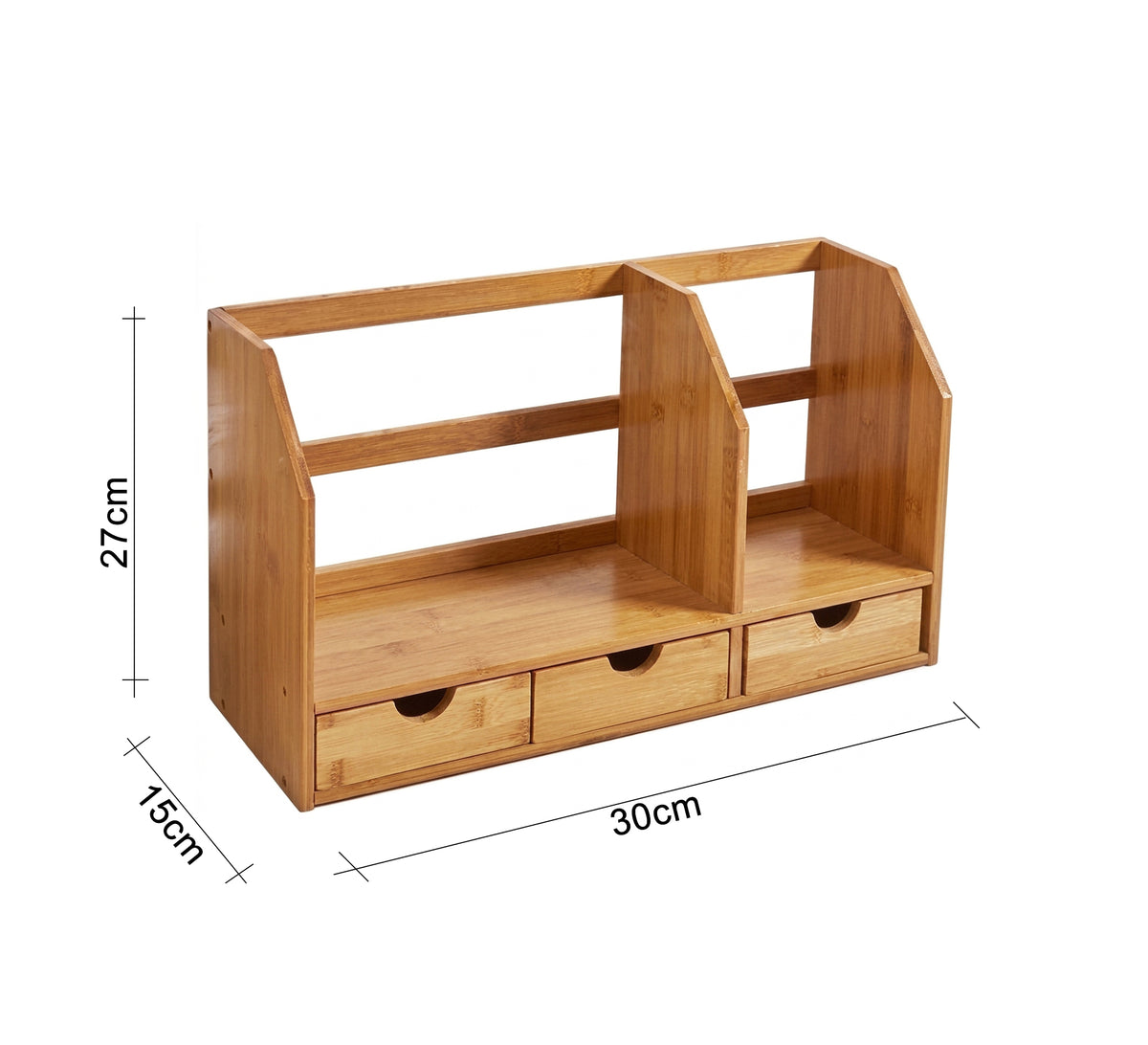 Light desk organizer