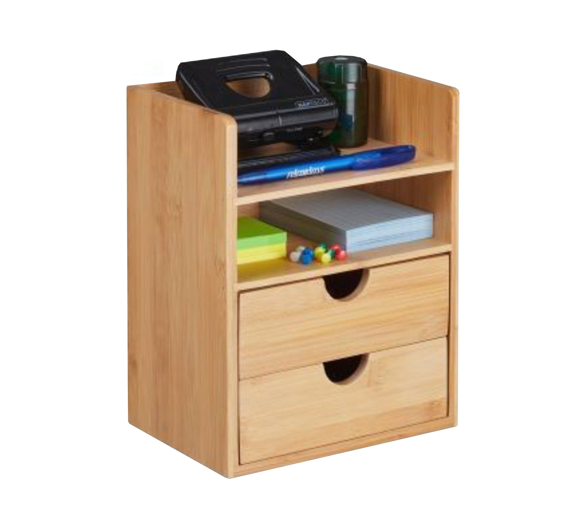 Desk organizer with two drawers