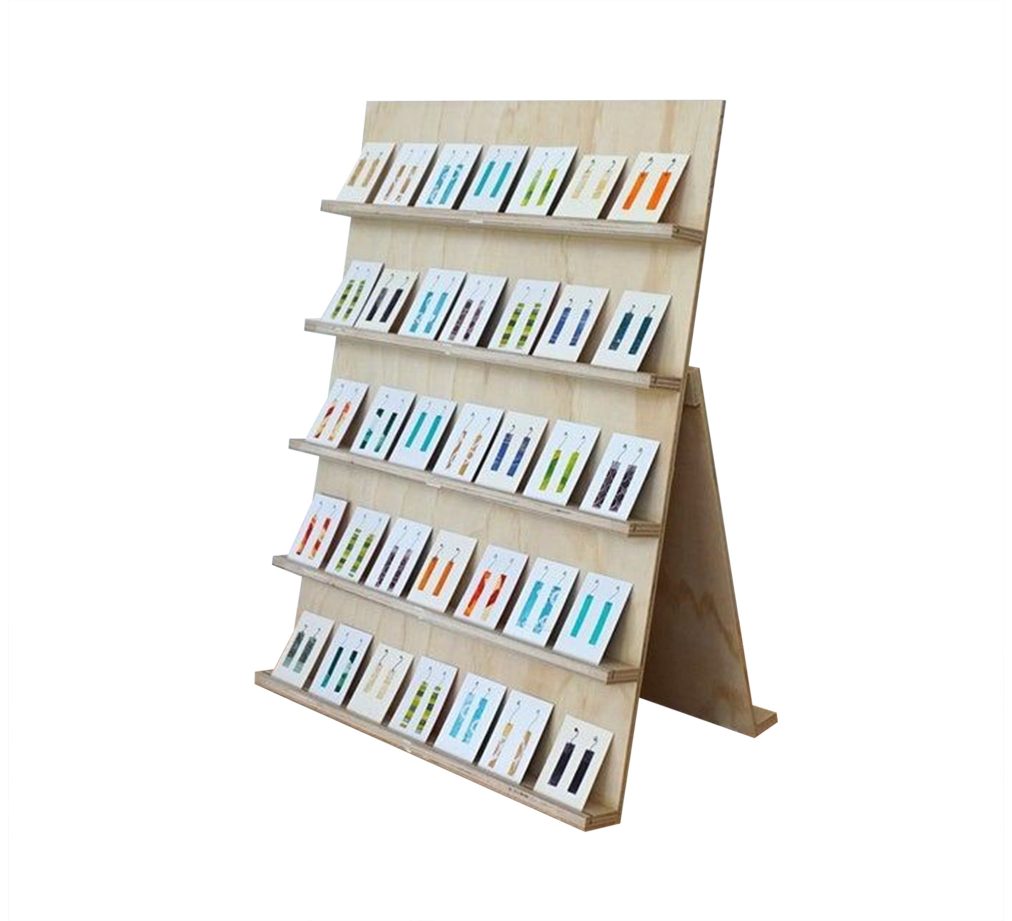 Five Shelf Book Display Stand