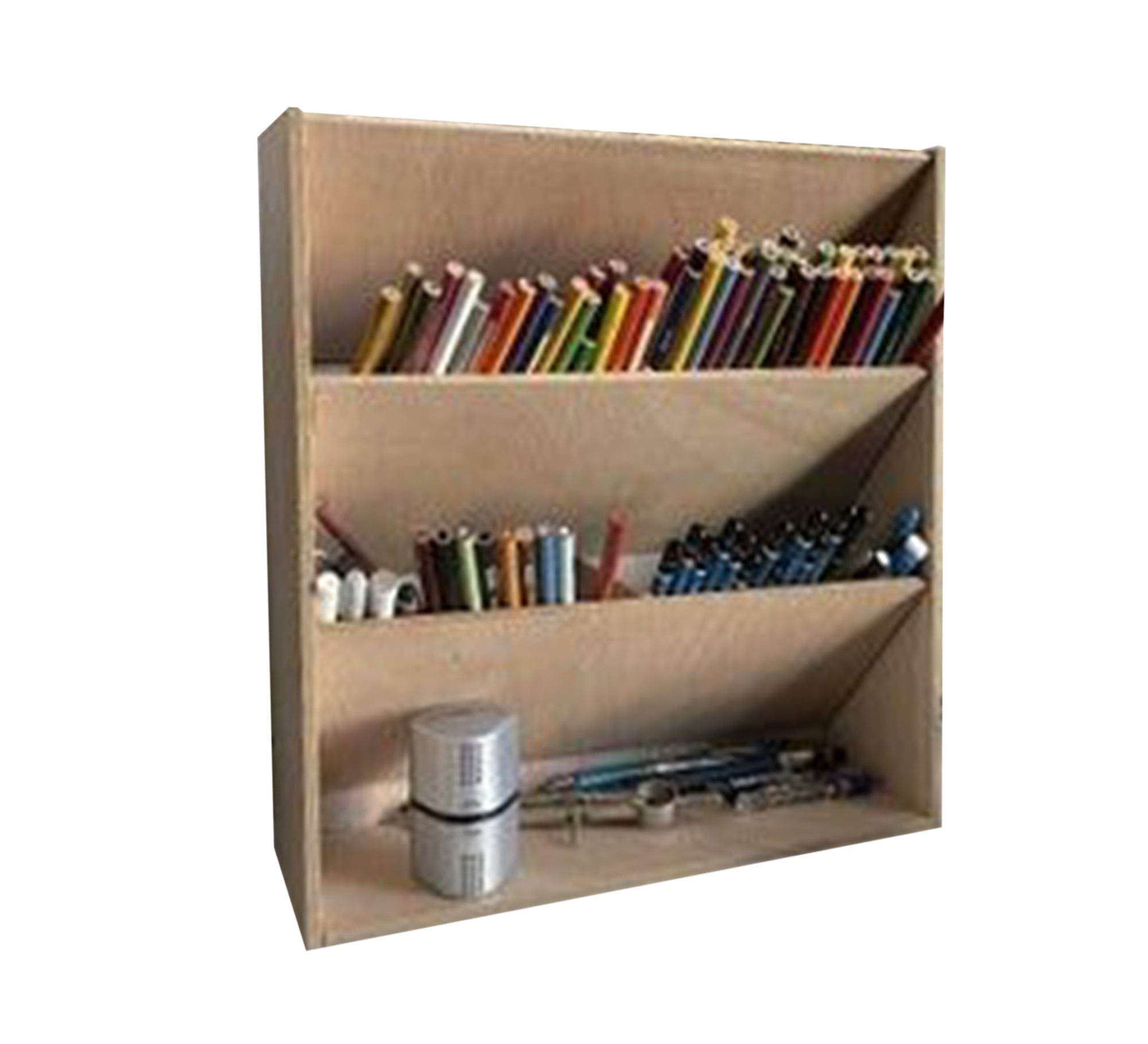 Wooden pen and tools organizer