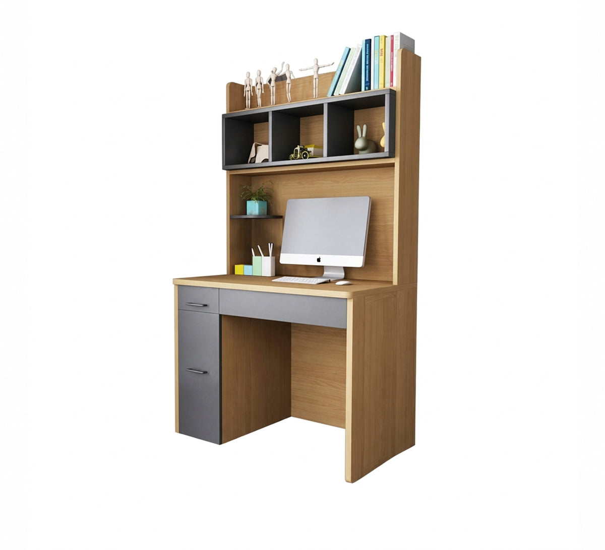 Office + Wooden Desk