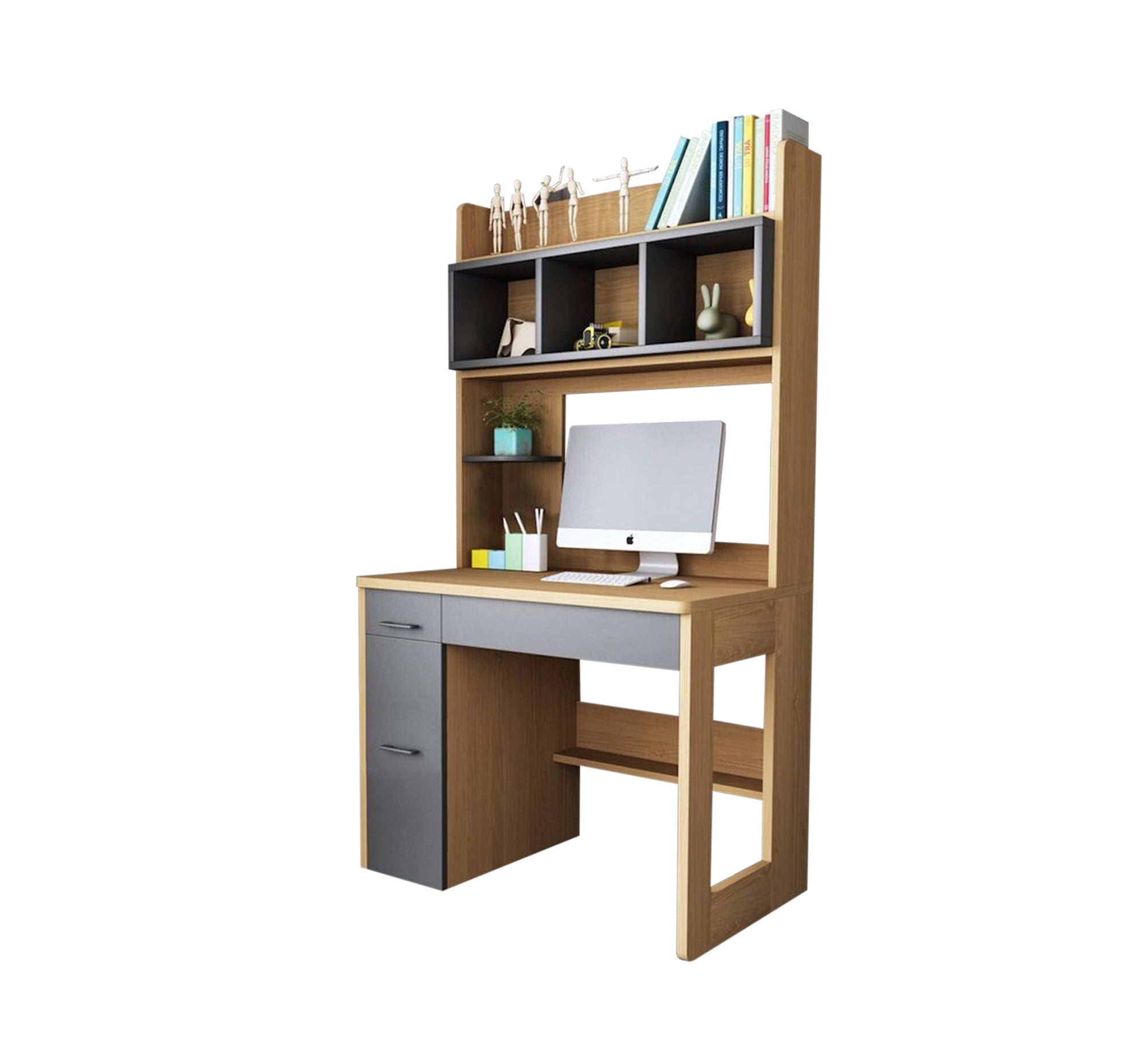 Office + Wooden Desk