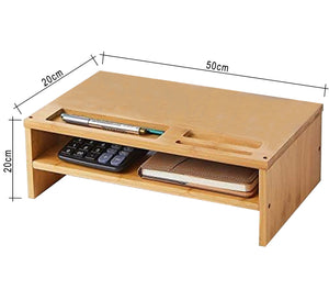 Wooden Computer Monitor Stand