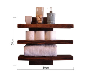 Bathroom Tissue and Towel Shelf