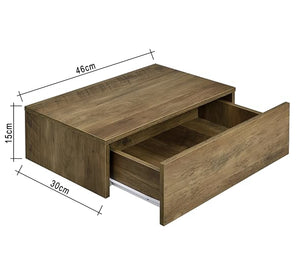 Set Including Wall Shelf and Drawer in MDF Size