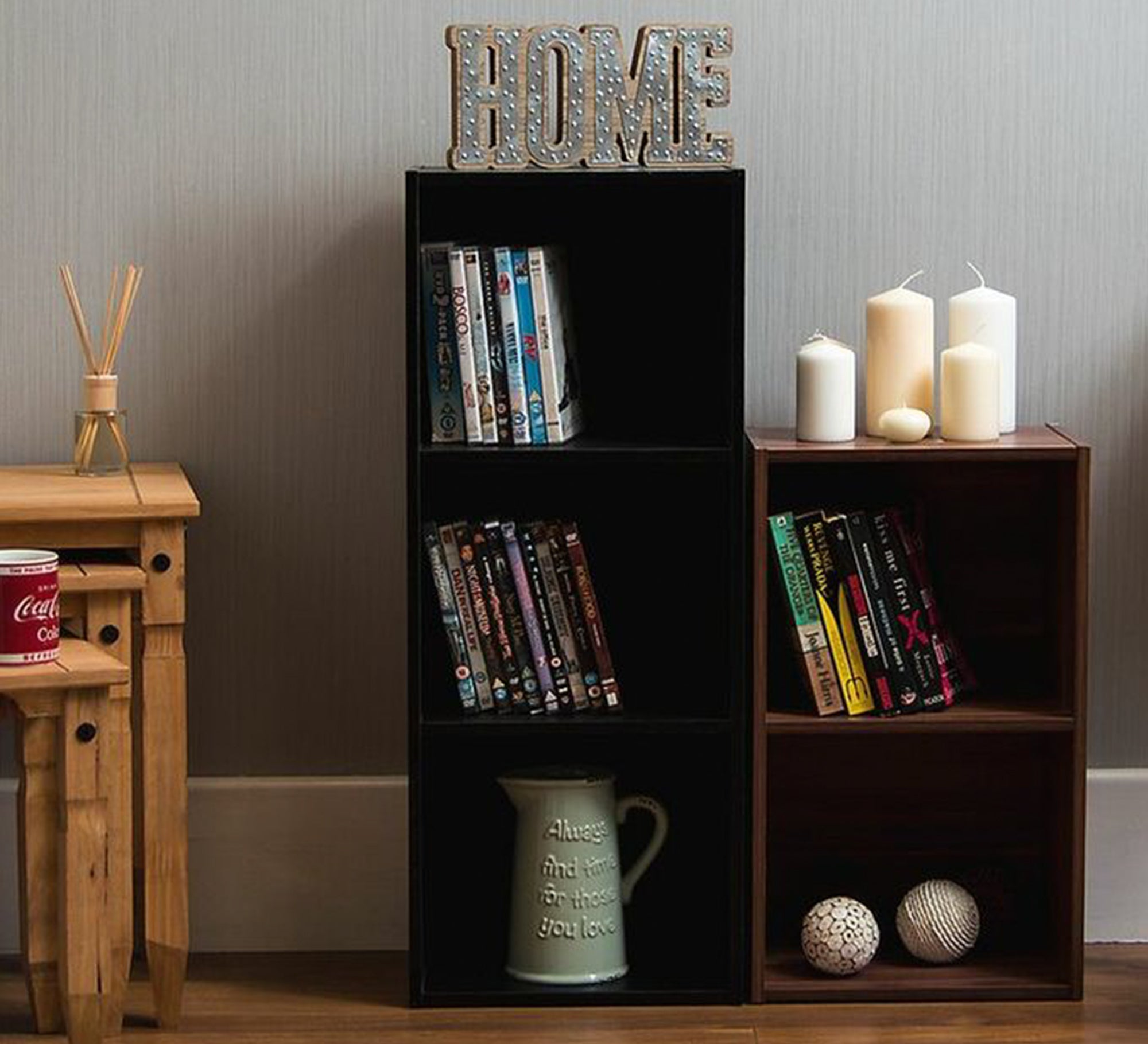 Modern MDF shelving unit