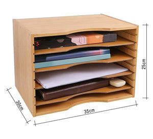 MDF Desk Organizer for Books and Folders