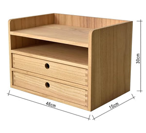 Multi-Use Desk Organizer with Drawers – MDF