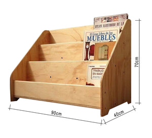 Small Bookcase for Displaying Books and Folders – MDF