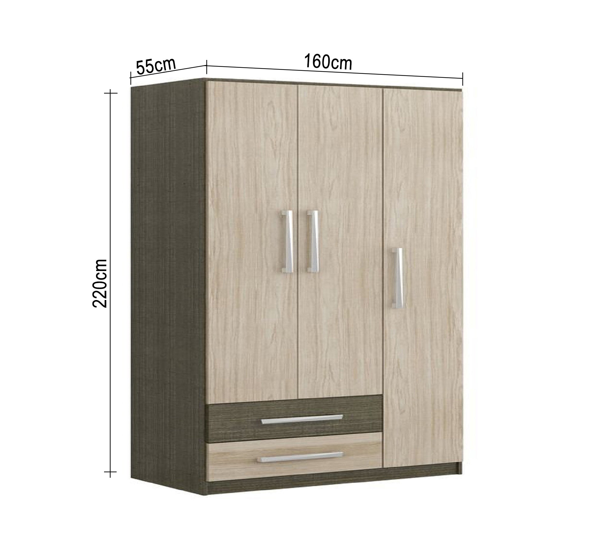 Small wooden wardrobe