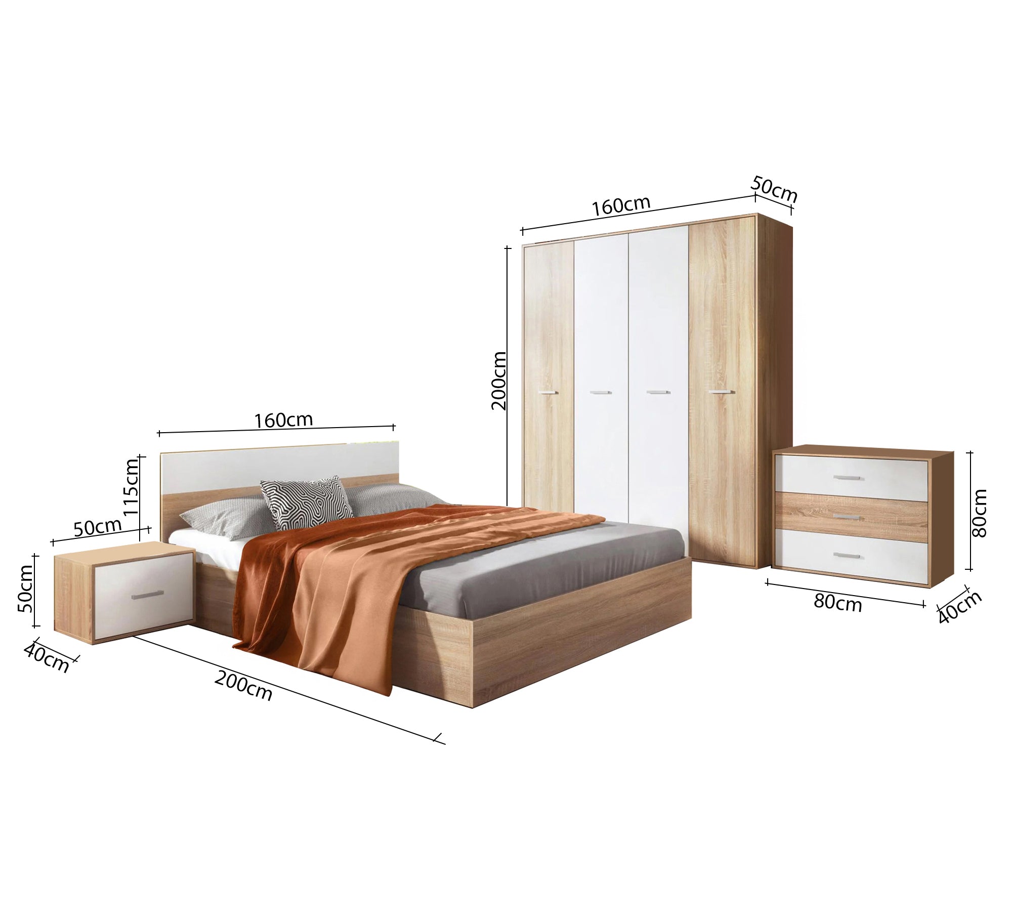  غرفة نوم عصرية بتصميم عملي ومريح