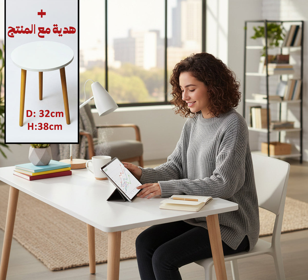 مكتب مميز ببساطة التصميم 