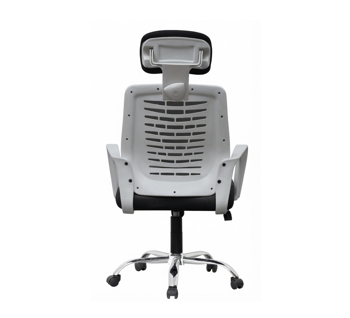 Stylish chair with a white frame