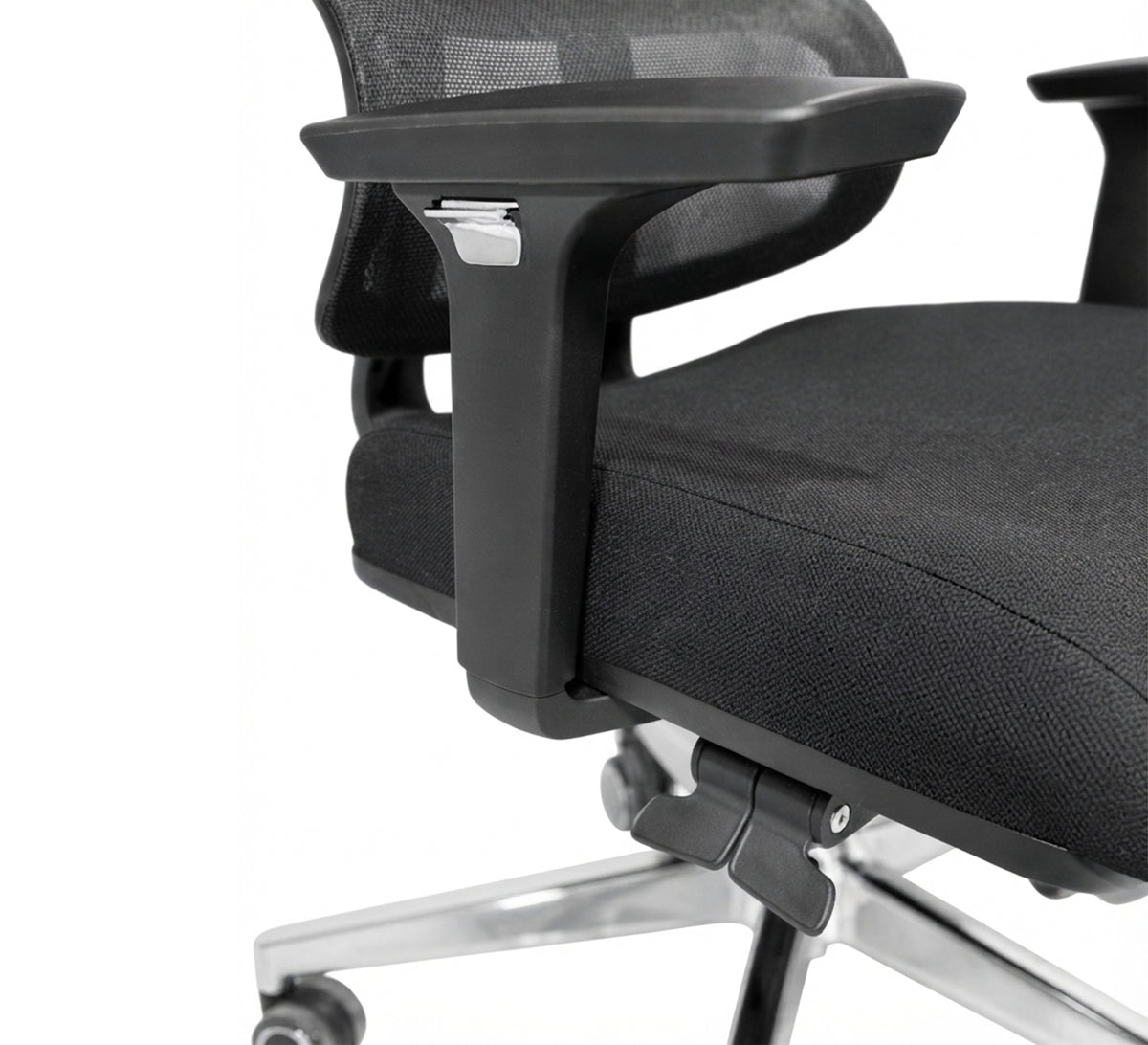 Comfortable and High Office Chair with Burgundy Mesh Back