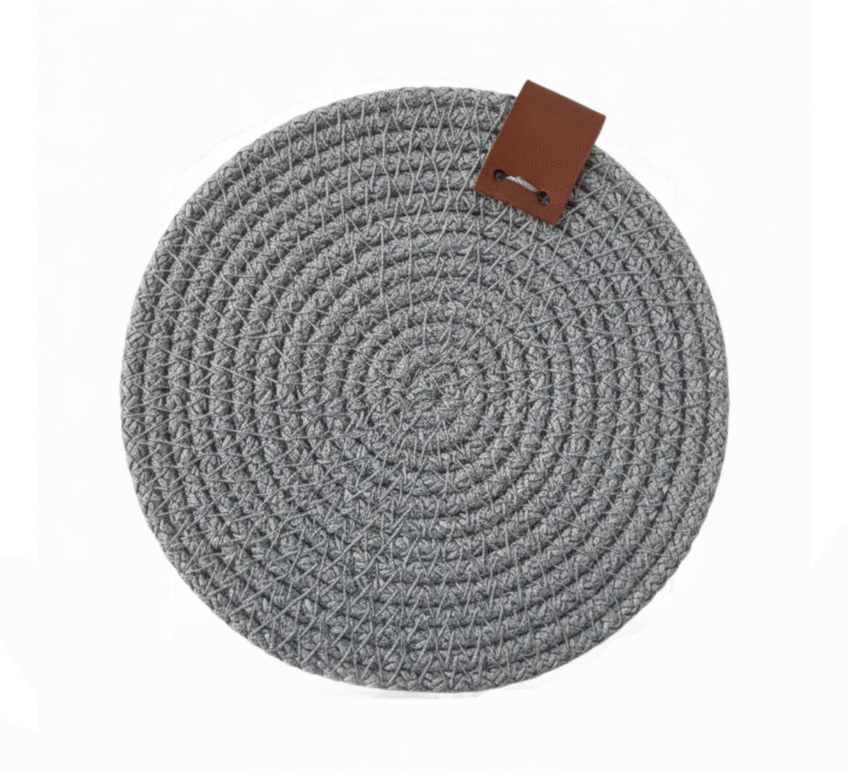 Round woven table mat