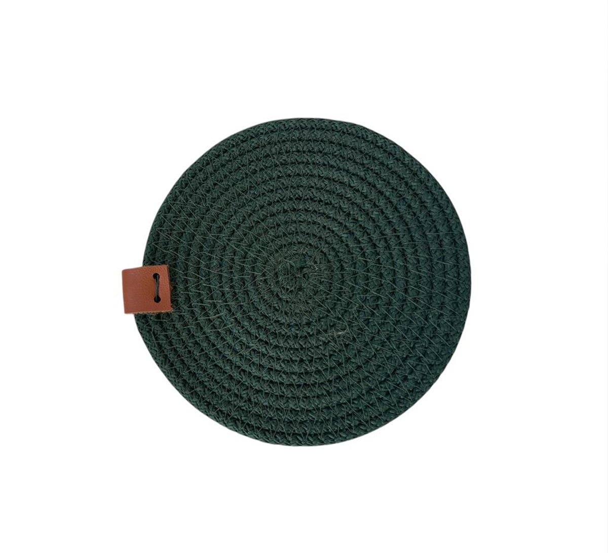 Round woven table mat