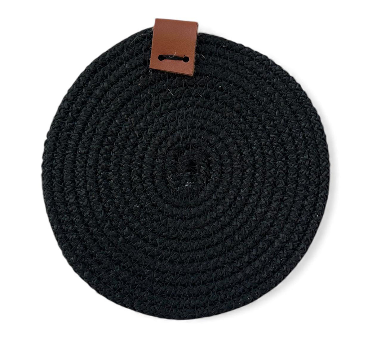 Round woven table mat