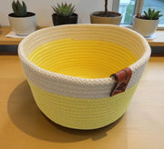 Deep round two-tone container