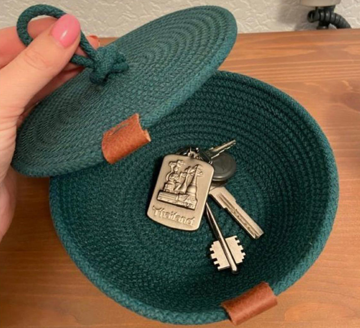 Small round container with a lid