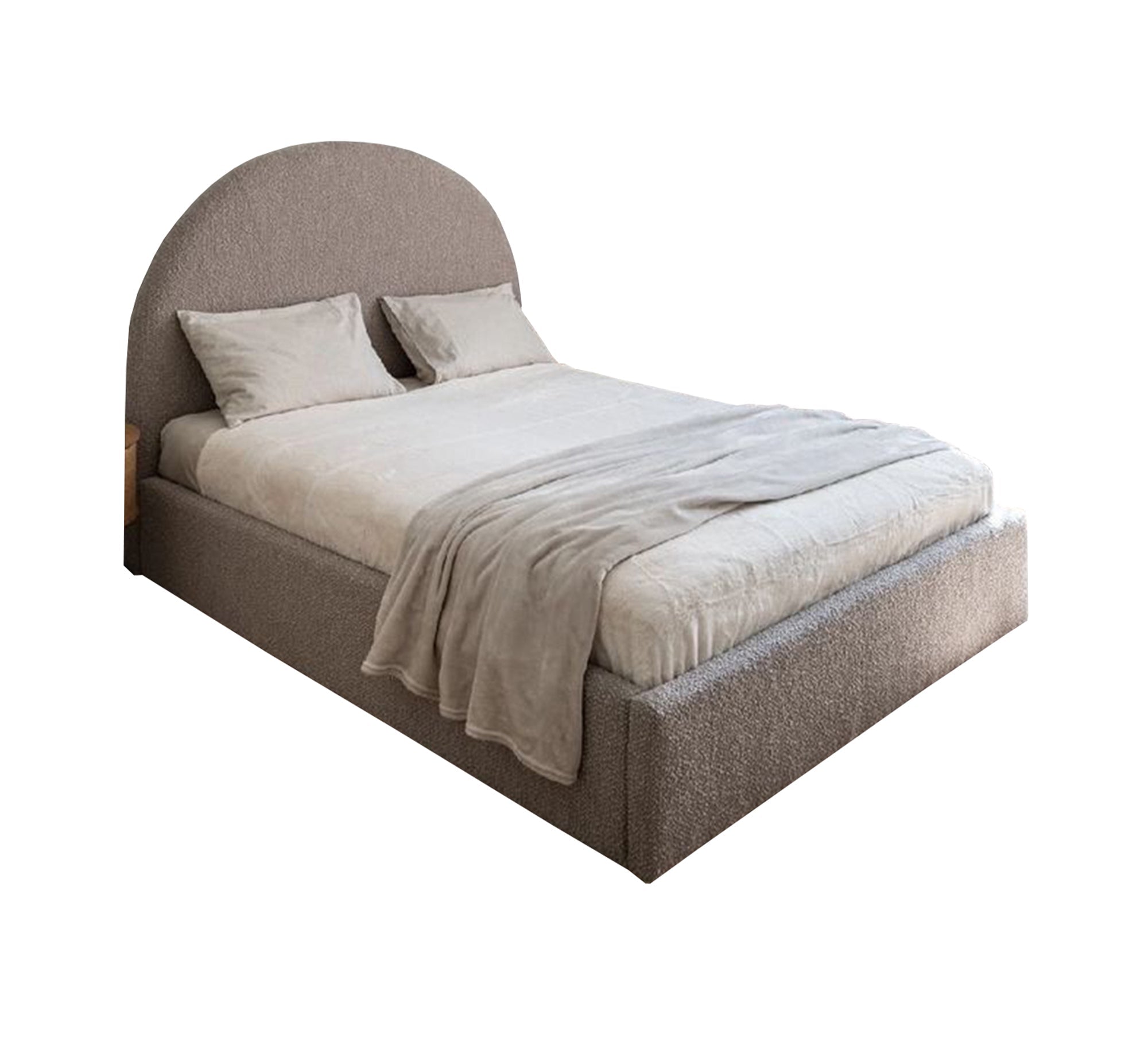 A Bed with semi - circular backrest - Vitrine Furniture - Furniture