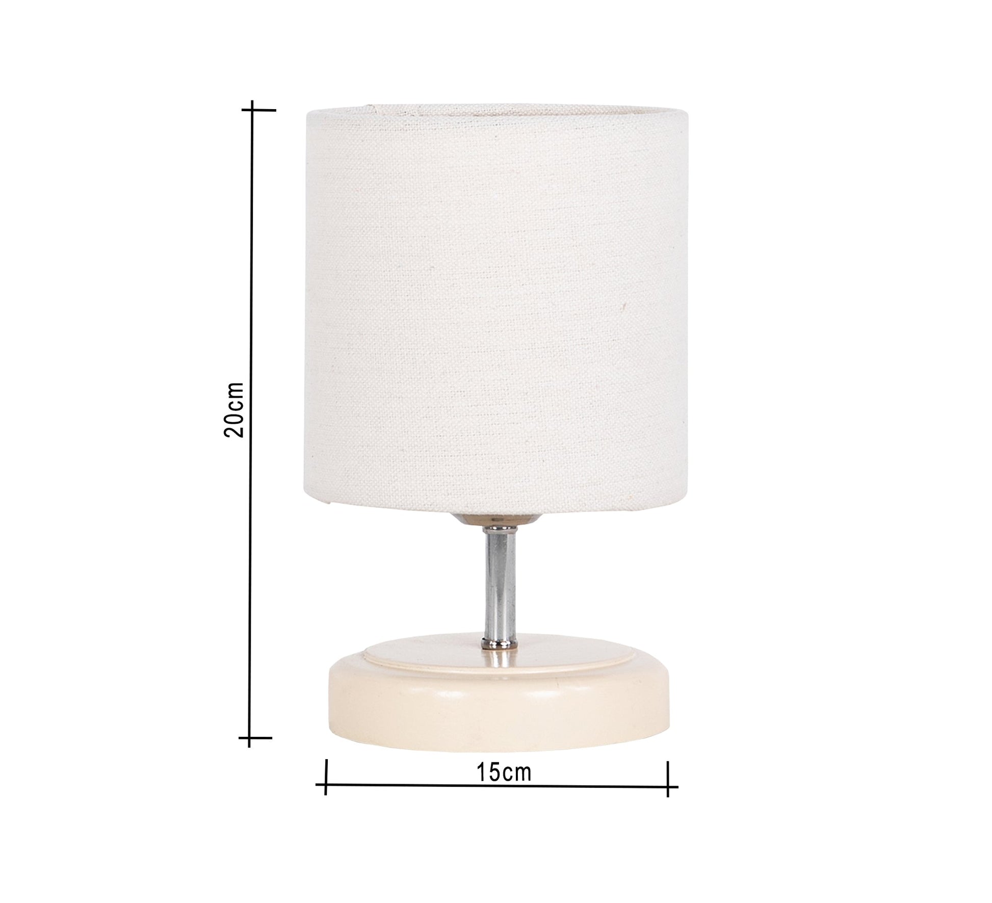 A beige Lampshade with a circular base - Vitrine Furniture - Lighting
